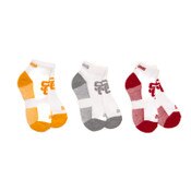 USC Trojans SC Int Uni Brinks Motion No Show 3 Pack Socks